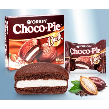 Бисквит "Choco Pie", с тёмным шоколадом
